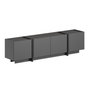 Nordure Soporte para TV Antracita y Negro